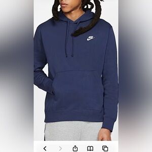 Men's Nike Navy Blue Hoodie- NWT